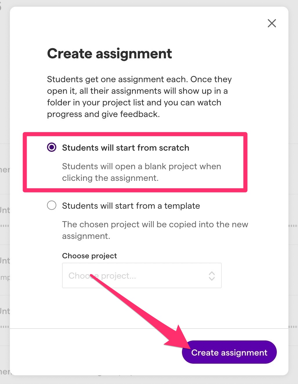 transfer assignments google classroom