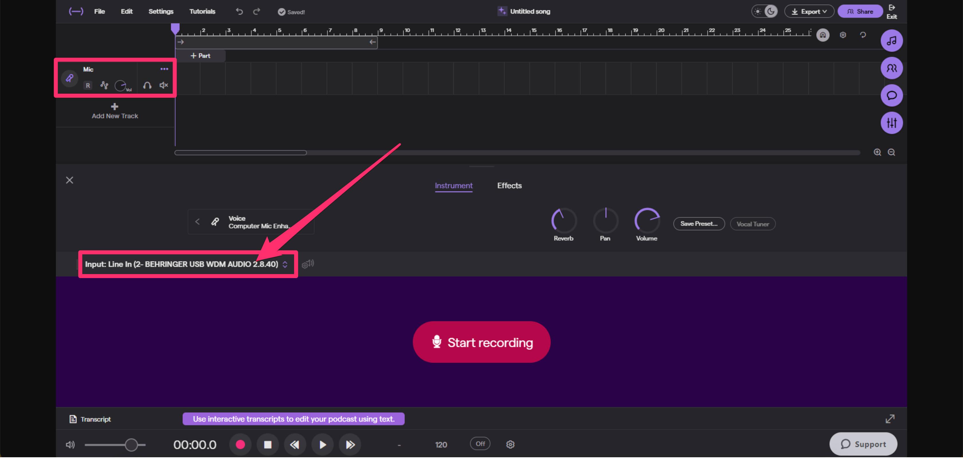 Audio interface not working – Soundtrap Support