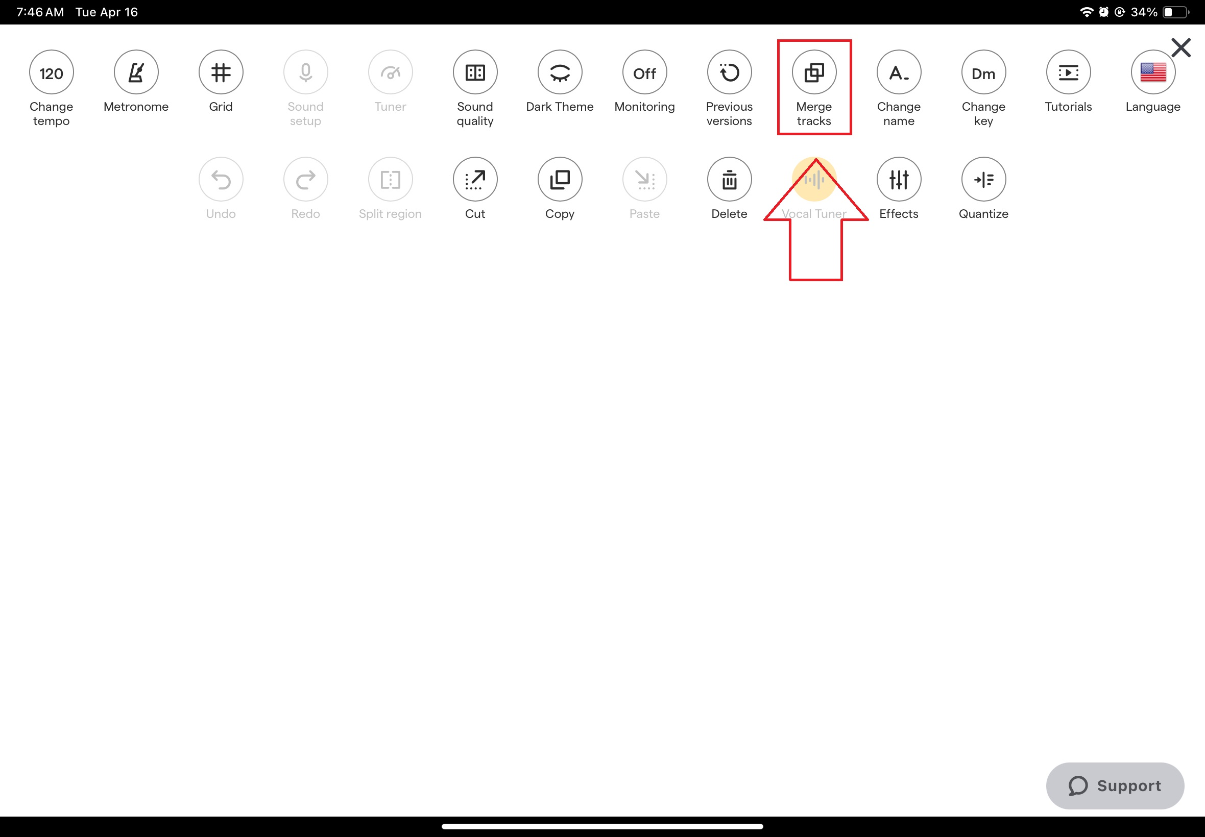 Soundtrap app - how to merge tracks – Soundtrap Support