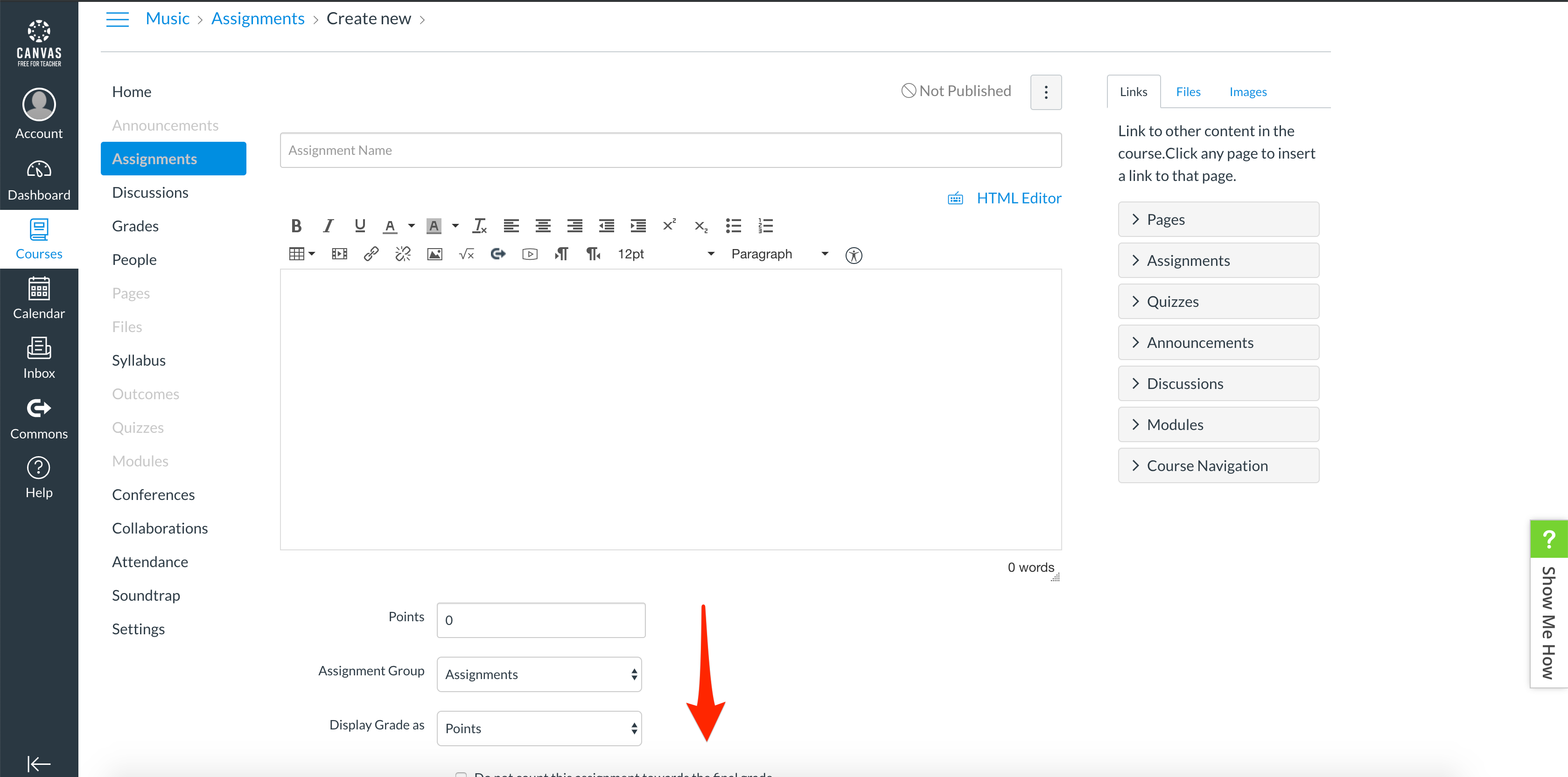 How to create an assignment through Canvas – Soundtrap Support